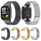 Metal magnetic watch band in black, rose gold, gold, and silver mesh colors