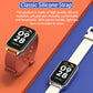Silicone watch bands with plastic buckles, brown and white with metal frames