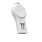 White magnetic suction wireless charger with USB plug and charging slot