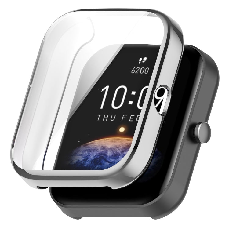 Universal Full Coverage TPU Electroplating Watch Protective Case, For Amazfit Bip 3 / Bip 3 Pro