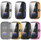 Universal full-coverage TPU watch protective case with electroplated metal-look frame, many colors
