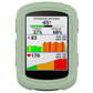 Green silicone protective case for Garmin Edge with front screen window