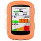 Orange silicone protective case with front screen window for Garmin Edge