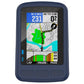 Midnight blue silicone protective case with screen cutout and side button access opening