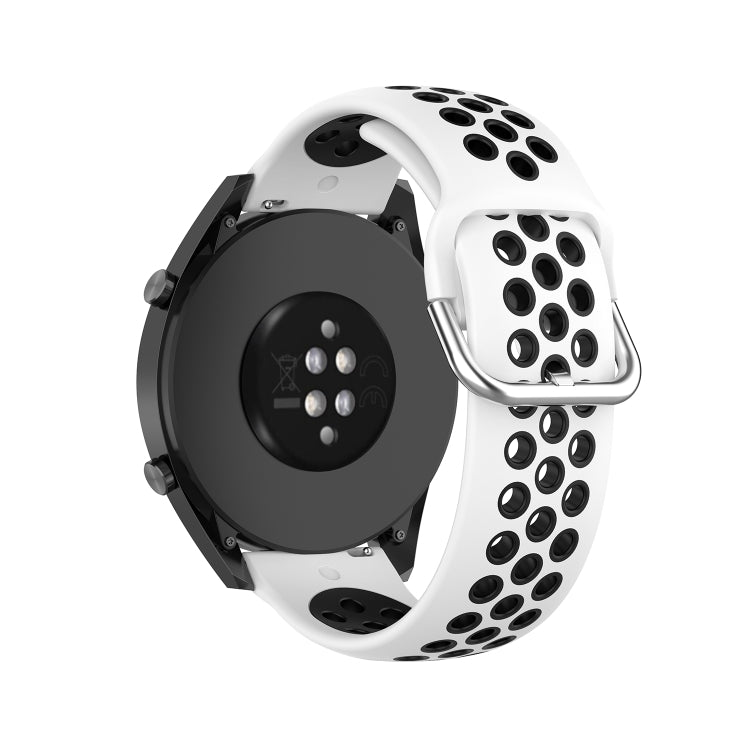 22mm Universal Sports Two Colors Silicone Replacement Strap Watchband