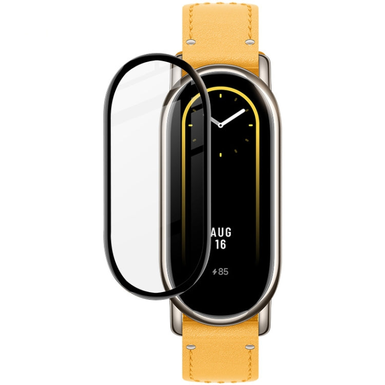 Watch protective film set with clear curved screen covers and black edge