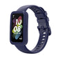Silicone watch case and strap kit for smart watch, navy blue band with protective frame