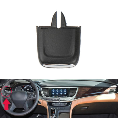 Black car air outlet paddle insert with two prongs and rounded base