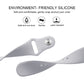 Silicone replacement watch strap for Fitbit Versa, size L, white with adjustable holes