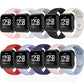 Silicone replacement watch straps for Fitbit Versa, size L, assorted colors set