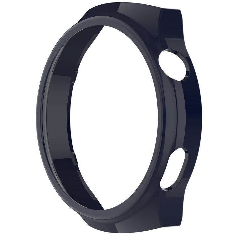 Ink blue half-coverage hollow watch protective case, open ring design