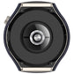 Half-coverage watch protective case base view with sensor cutout, dark color