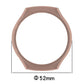 Half-coverage hollowed watch protective case frame, 52mm size
