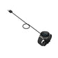 Magnetic smartwatch charging cable with USB plug and round charging puck