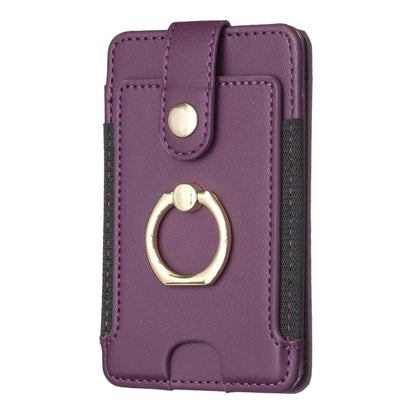 BFK03 Metal Ring Card Bag Mobile Phone Back Sticker