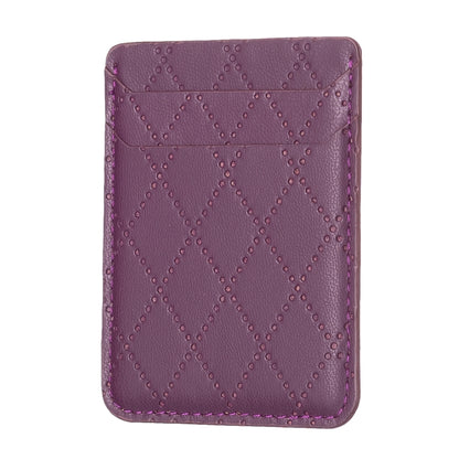 BFK11 Diamond Lattice Card Bag Mobile Phone Back Sticker