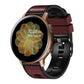 Two-color silicone watch band for Garmin watch, wine red and black