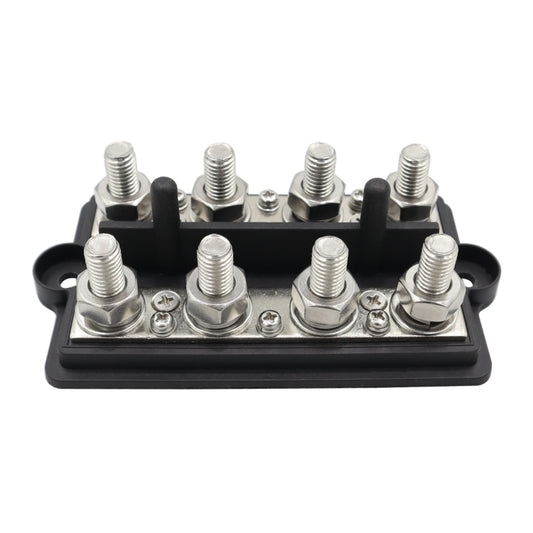 RV Modified Yacht Double-row 4-way Busbar with Dust Cover, CP-3156 M8, CP-3157 M10
