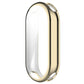 Full Coverage TPU Electroplating Watch Protective Cover, For Xiaomi Mi Band 8 / 9 Ceramic / 10 Ceramic