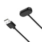 Black magnetic charging cable with USB-A plug and magnetic dock on cable
