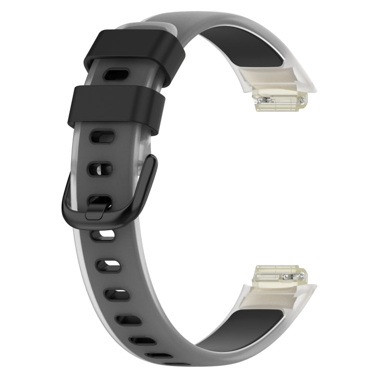 Two Color Transparent Silicone Watch Band, For Fitbit Inspire 3