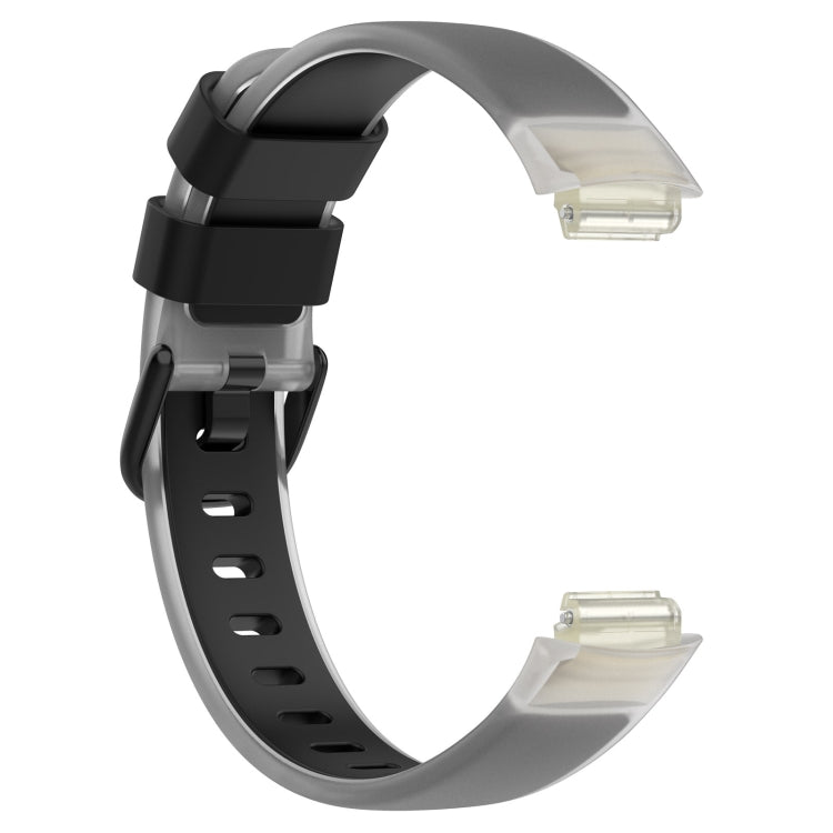 Two Color Transparent Silicone Watch Band, For Fitbit Inspire 3