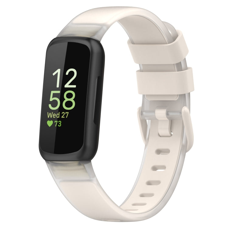 Two Color Transparent Silicone Watch Band, For Fitbit Inspire 3