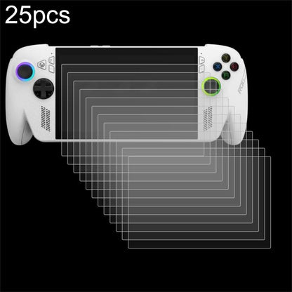 25-pack tempered glass screen protector films for 7-inch handheld gaming console
