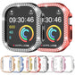 Set of rhinestone double-row watch cases in multiple colors, glitter bezel trim