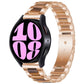 Three Bead Resin Metal Watch Band, For Samsung Galaxy Watch 6 / 6 Classic