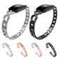 Multi-color metal watch straps set, including rose gold cross-link option for Fitbit