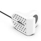 White silicone charging bracket with perforated watch contact area and cable