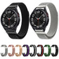 Milanese metal watch bands bundle showing black and silver mesh straps