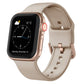 Beige silicone watch band with pin buckle, for Apple Watch 38mm