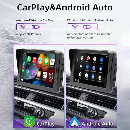 SunShade Style Car MP5 Player 7 inch Wireless CarPlay, Support Mobile Phone Interconnection, B5570