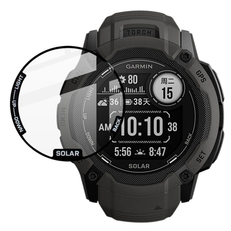 Transparent round watch screen protective film for smartwatch display