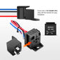 Ignition wiring harness with 4-pin relay and black connector/fuse holder terminals