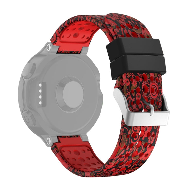For Gaemin Forerunner 220 / 230 / 235 / 735XT / S20 Printing Silicone Replacement Wrist Strap Watchband