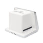White film scanner rear view with side openings and top button controls