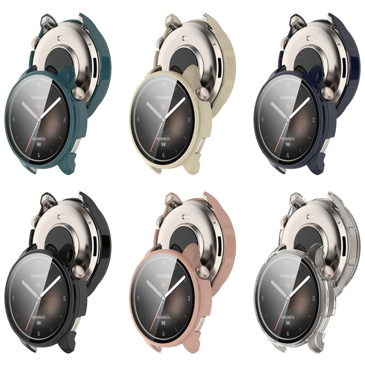 Assorted protective watch cases with integrated tempered film in multiple colors