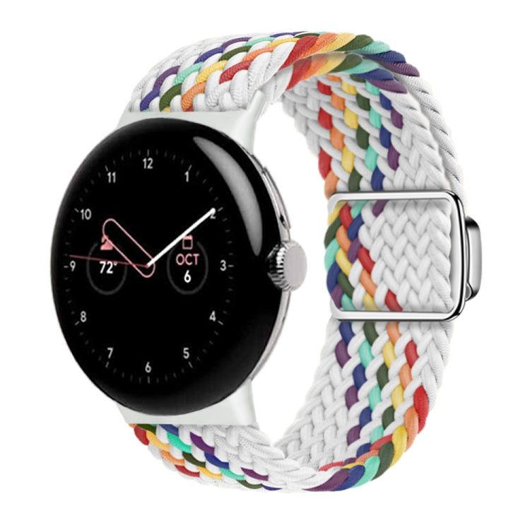 Nylon Loop Magnetic Buckle Watch Band, For Google Pixel Watch 5 / 4 / 3 / 2 / 1 41mm