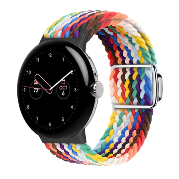 Nylon Loop Magnetic Buckle Watch Band, For Google Pixel Watch 5 / 4 / 3 / 2 / 1 41mm