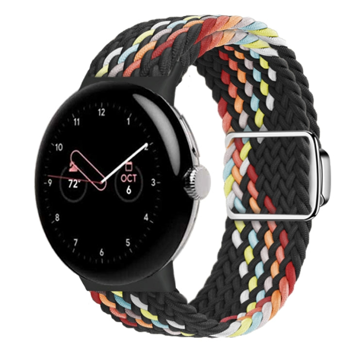 Nylon Loop Magnetic Buckle Watch Band, For Google Pixel Watch 5 / 4 / 3 / 2 / 1 41mm