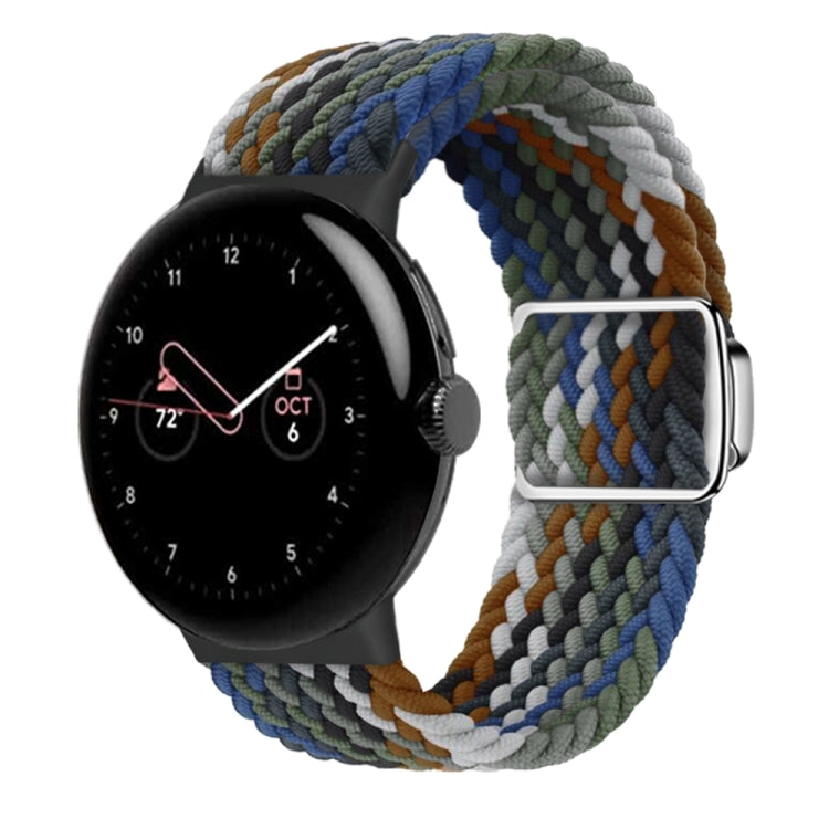 Nylon Loop Magnetic Buckle Watch Band, For Google Pixel Watch 5 / 4 / 3 / 2 / 1 41mm