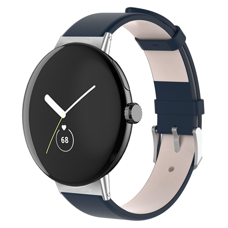 Leather Watch Band, For Google Pixel Watch 5 / 4 / 3 / 2 / 1 41mm