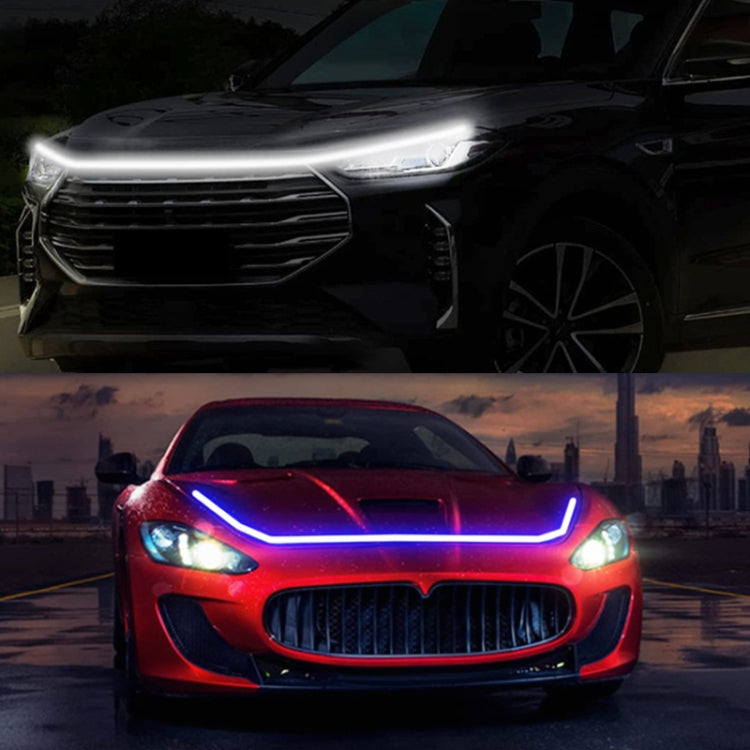 Car Startup Scan Through Hood LED Daytime Running Atmosphere Light, 1.2m, 1.5m, 1.8m
