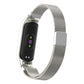 Milano Solid Color Magnetic Stainless Steel Strap, For Xiaomi Mi Band 5