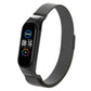 Milano Solid Color Magnetic Stainless Steel Strap, For Xiaomi Mi Band 5
