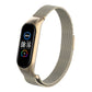 Milano Solid Color Magnetic Stainless Steel Strap, For Xiaomi Mi Band 5