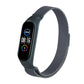 Milano Solid Color Magnetic Stainless Steel Strap, For Xiaomi Mi Band 5